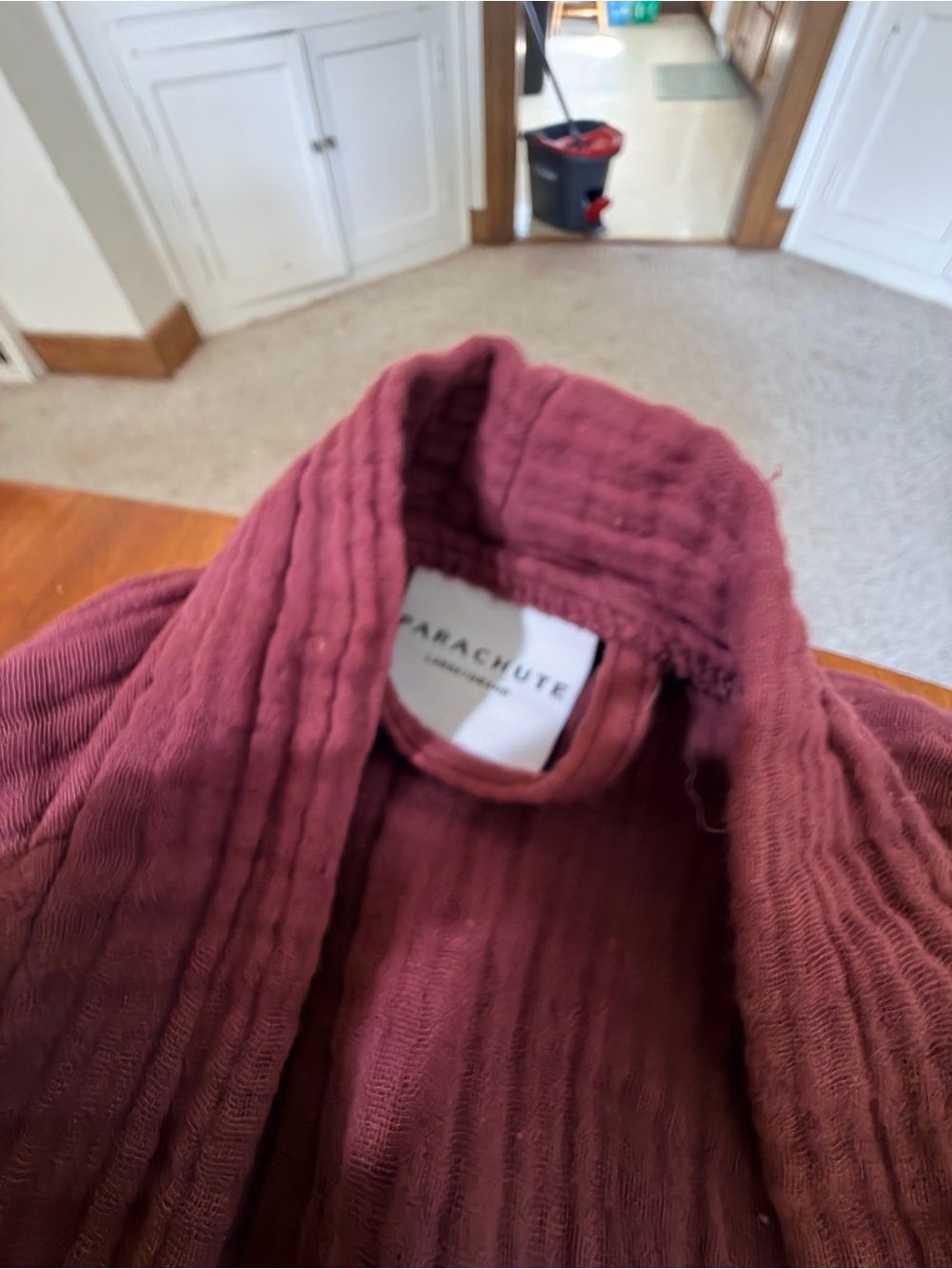 Parachute in Mulberry Ribbed Robe - Picture 2 of 4